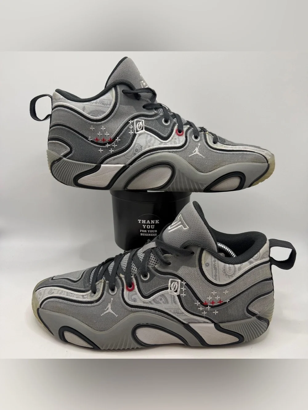 Jordan Tatum 3 St. Louis Men’s 10 Grey Basketball Shoes HV5878-002 Jayson